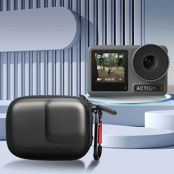 Водоустойчив Калъф Мини Защитна Чанта За GoPro Hero 11 10 9 8 7 6 5 Спортна Камера ПУ Кутия За Съхранение на Dji Osmo Action 3 2 Аксесоар