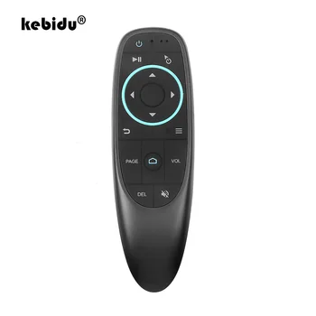 kebidu G10BTS Безжична Въздушна Мишка Bluetooth 5,0 IR Дистанционно Управление и Вграден Жироскоп за Android TV Box 17-ключ клавиатура Умна Въздушна Мишка