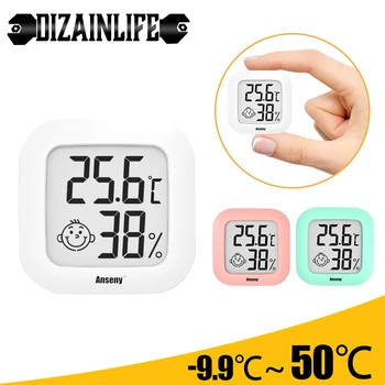 Мини Термометър с LCD Дигитален Влагомер за Стая С Температура, Сензор за Влажност, Измерване на Влажност на въздуха На Открито, Термометър, Температурата Инструмент
