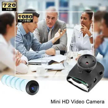 Бутон тениски 1080p Hd Мини Камера за Видео Аудио Петлевая Запис Външна Преносима Микро-Камера