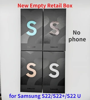 Samsung Galaxy S22 Само Празна Дребно скоростна S22 + S22 Ultra OEM Аксесоари Адаптер САЩ/ЕС/обединено Кралство Кабел Type-C Слушалки НОВА 2022 Без телефон