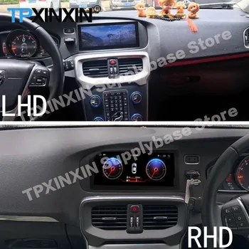 LHD RHD 10,25-Инчов Автомобилен Мултимедиен Android За Volvo V40 2011 2012 2013 2014 2015 2016 2017 2018 2019 GPS Радио Главното Устройство