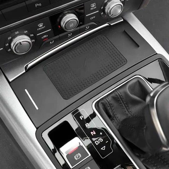 Автомобилна безжично зареждане QI зареждане на телефона от 15 Вата бързо зарядно устройство ще захранване на панела плоча аксесоари за интериора на Audi A6 C7 RS6 A7 2012-2018
