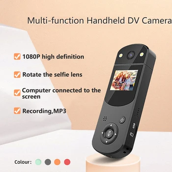 Новата Цифрова Мини Камера За Тялото D2 1080P Професионална Портативна DV Cam HD Инфрачервена Нощно Снимане на Видео Екшън-Камера, MP3 Плейър