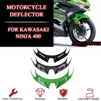 Предното Крило на Мотоциклет ЗА Kawasaki Ninja 250 400 NINJA NINJA 250 400 2018-2019 ABS Преден Въздушен Обтекател От Въглеродни Влакна Предното Крило