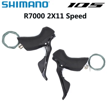 SHIMANO 105 ST R7000 Двоен Лост за Управление на 2x11 Степени R7000 на Лоста за Превключване на Предавките Пътен под Наем 22s STI за Ободного Спирачки