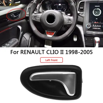 Лявата И Дясната Вътрешна Вътрешна Врата копчето Замяна за Renault Clio II, Megane Scenic I I Trafic Цвят Хром