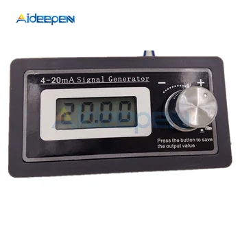 24 В 4-20 мА LCD Дигитален Генератор на сигнали dc Регулируем АД Тестер Предавателя ток, две метални Почивен Динамичен тест DIY 15-30