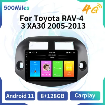 Авто Мултимедиен Плеър за Toyota RAV-4 RAV4 3 XA30 2005-2013 2 Din Android Стерео Радио GPS Навигация Главното Устройство Екран Carplay