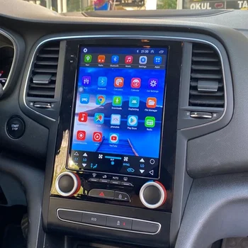 2DIN Tesla Стил GPS Навигация За Renault Megane 4 Koleos 205-2019 Andriod Радио Авто Мултимедиен плейър Авто Carplay WIFI 4G