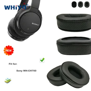 Нова Актуализация Сменяеми Амбушюры за Sony WH-CH700 Слушалки Кожена Възглавница Velvet Слушалка Калъф за Слушалки