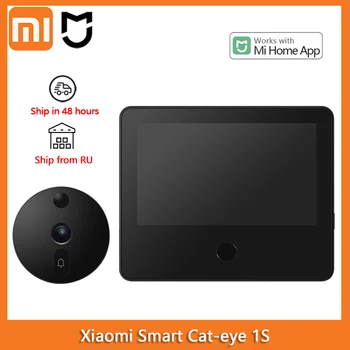 Xiaomi Умен Дом Интелигентен видео домофон Котешко око 1S WiFi Безжична Камера за Видео Шпионката Звънец 1080P HD Инфрачервено Нощно Виждане