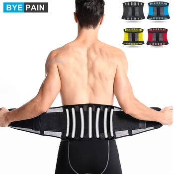Лумбална бандаж за подкрепа на гърба предвижда облекчаване на болката - Дишаща лумбална поддържащ колан-за мъже и жени поддържа гръбнака пряк и безопасен