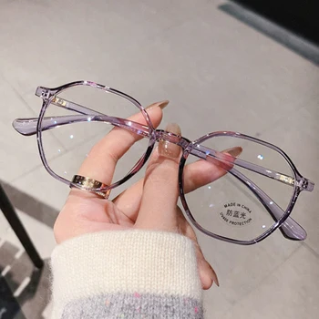 Модни Прозрачни Очила за четене с висока разделителна способност, анти-синя светлина, Очила за старческо, очила за средна и напреднала възраст, диоптър + 1,0-4,0