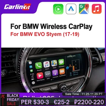 Carlinkit Декодер 2.0 За BMW Mini Cooper F54 F55 F56 F60 2014-2019 EVO Youtobe CarPlay Android Авто Мултимедия Безжичен Огледало