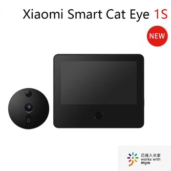 Нов Xiaomi Smart Cat Eye 1S Видео Звънец на Вратата табелка-Рефлексен Фотоапарат с 5 