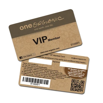 Размер на кредитна карта CR80 Подгонял Визитка членство карти PVC печат пластмасова пластмасова