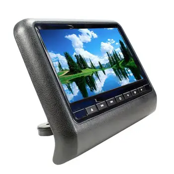 9-Инчов Облегалка на Задната Седалка на Кола DVD плейър FM/AM Игри LCD Дисплей, Дистанционно Управление, Монитор Автомобилен Мултимедиен MP3/MP4/MP5 Плейър