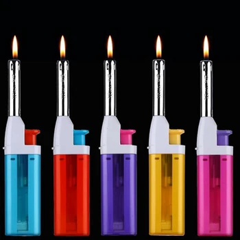 Запалка за свещи Мини Газова Бутановый Надуваем Запалката 5 цвята Без Газ