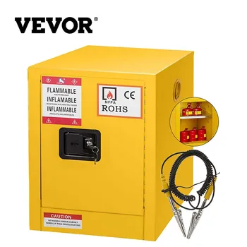 Шкаф Пожарогасителна контрол VEVOR 11-Галлонный Пожаробезопасный Заварени Шкаф за Съхранение на Легковоспламеняющейся течност За търговски домашна употреба