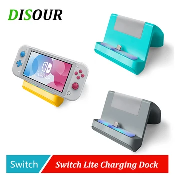 Универсална поставка за бързо зареждане на USB Type-C, зарядно устройство за конзолата Nintendo Switch Lite, наслаждавайте се на игри по време на зареждане аксесоари