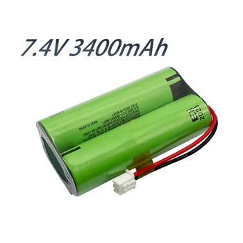 18650 3400 mah литиева батерия от 7,4 В 18650 литиево-йонна акумулаторна батерия с кабели и JST -XH 2 бр конектор