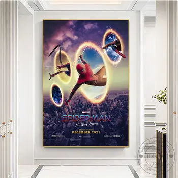 Marvel Spiderman Няма Път За Вкъщи Нов Филм Плакат Щампи Платно Картина На Спайдърмен Стенно Изкуство Картина На Най-Добрия Подарък Зала Декорация На Дома