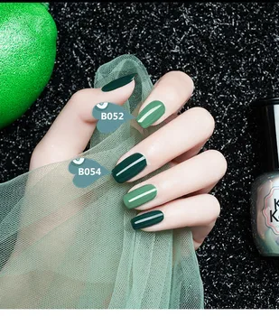 Kodi green11 Цветове Обикновен Лак За нокти хибриден лак За нокти, Траен Лак За Декориране на Нокти Лак За нокти