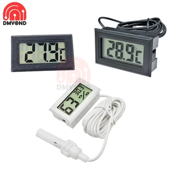 Сензор Сонда Цифров LCD Термометър Мини-Термометър, Влагомер за Измерване Влажността Температура Електронни Стайни Термометри Автомобили