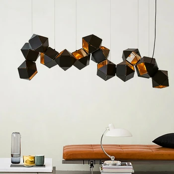 Постмодернистские LED висящи лампи новост подвесное осветителни тела за спалнята домашно деко осветление Скандинавски хол окачен лампа